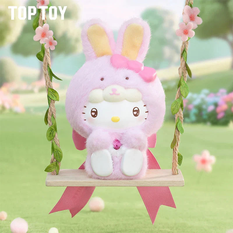 Toptoy Sanrio Characters Diamond Bunny Baby Series Figures Blind Box