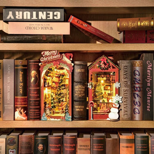 Robotime Rolife DIY Book Nook Christmas Street TGC06