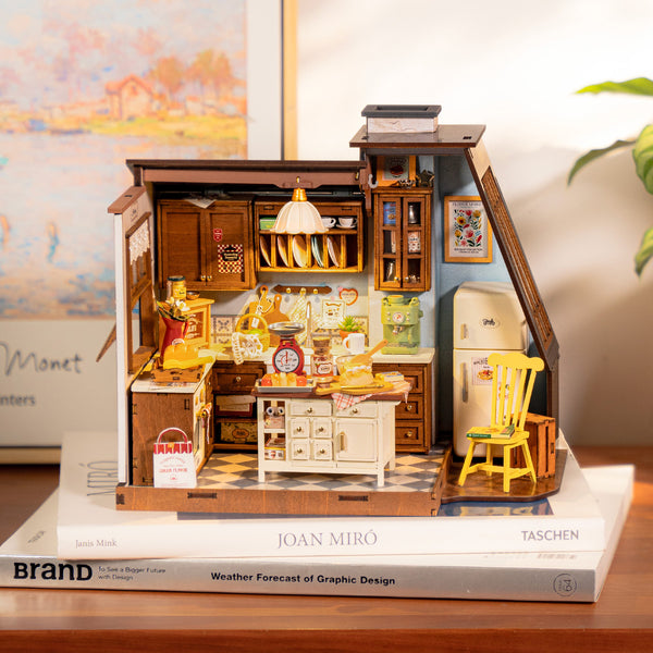 Robotime Rolife Baking Kitchen DIY Miniature House DG172