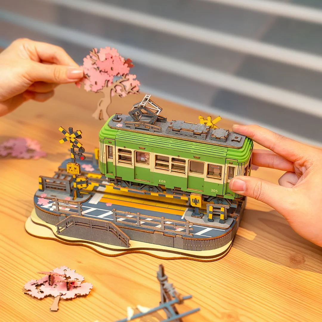 Robotime Rolife Sakura Journey 3D Wooden Puzzle 16.7cm