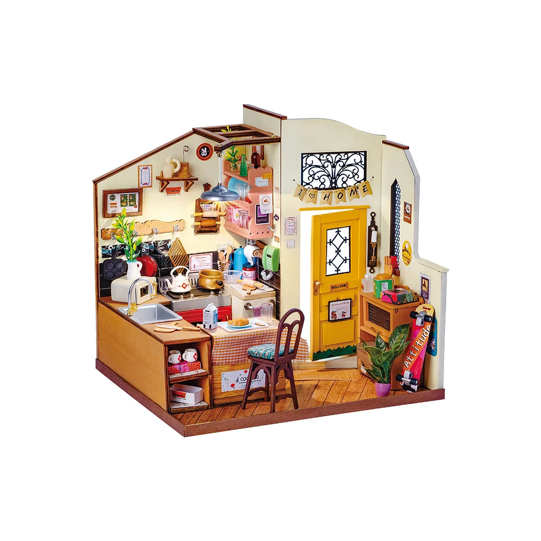 Robotime DIY Mini House Homey/Cozy Kitchen