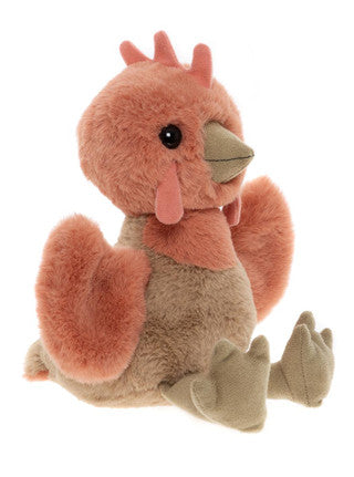 Bear & Me By Charlie Bears Clucky Chicken Marmalade Orange M 27cm