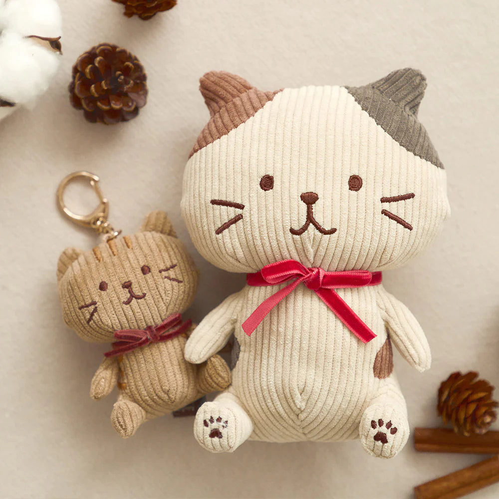 Hapins Corduroy Plush Calio Cat