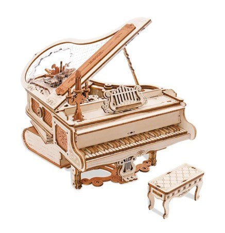 Robotime ROKR 3D Wooden Puzzle Music Box Magic Piano – MeeQ