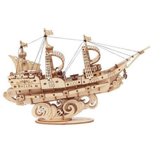 Load image into Gallery viewer, Robotime Classical 3D Wooden Sailing Ship
