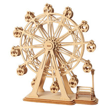 Load image into Gallery viewer, Robotime Classical 3D Wooden Ferris Wheel
