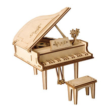 Load image into Gallery viewer, Robotime Classical 3D Wooden Grand Piano
