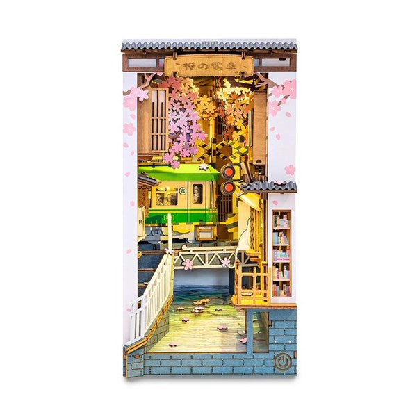 Robotime Rolife DIY Book Nook Sakura Densya TGB01