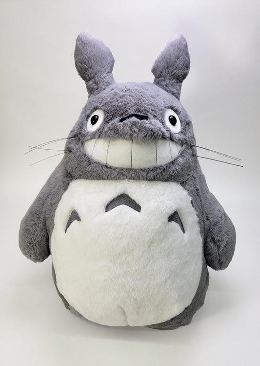 Studio Ghibli Funwari Plush: My Neighbor Totoro - Totoro Grey Smiling (L)