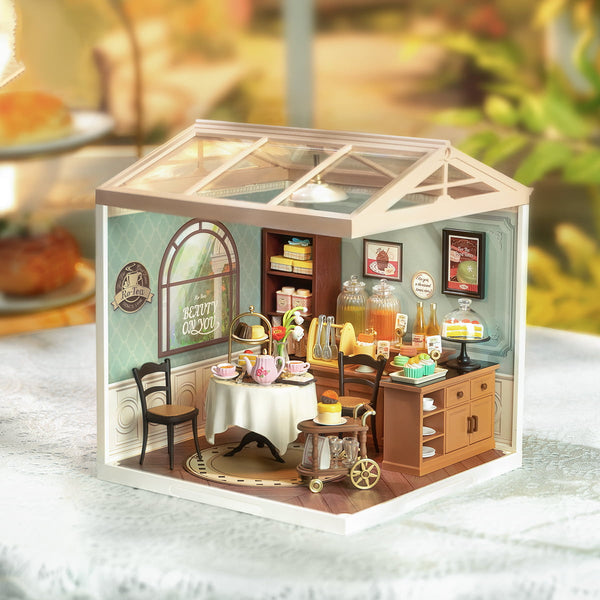 Robotime Rolife Sweet Sips Tea DIY Miniature House DW011