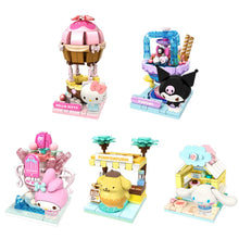 Load image into Gallery viewer, HELLO KITTY - YuMe Blocks Summer Wunderland Mini Series Asst (Kuromi Parfait Fountain)
