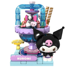 Load image into Gallery viewer, HELLO KITTY - YuMe Blocks Summer Wunderland Mini Series Asst (Kuromi Parfait Fountain)
