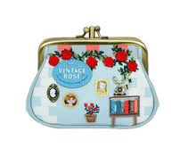 Load image into Gallery viewer, Vendula Vintage Rose Clipper Coin Purse
