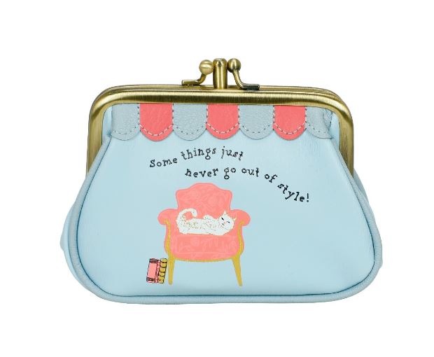 Vendula Vintage Rose Clipper Coin Purse