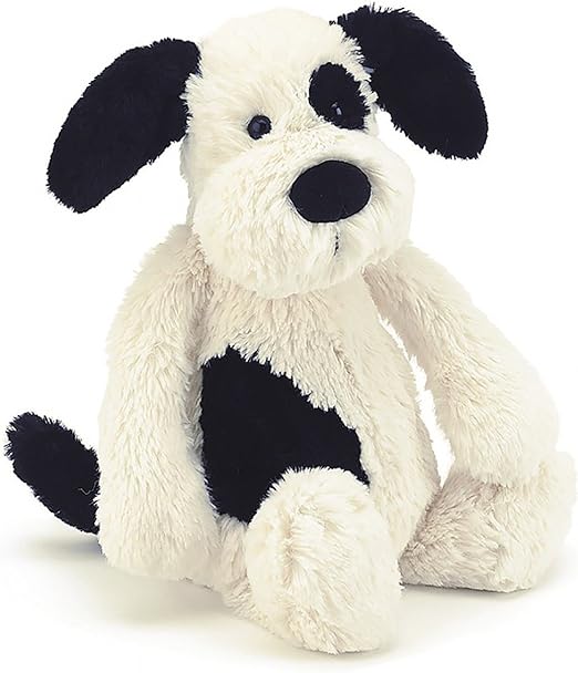 Jellycat Bashful Black & Cream Puppy Big (Huge) 51cm