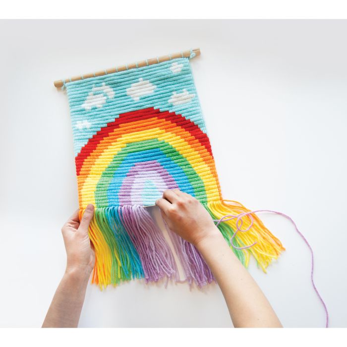 Discovery Zone Make Your Own Wall Hanging - Rainbow Multi-Coloured 28x35cm