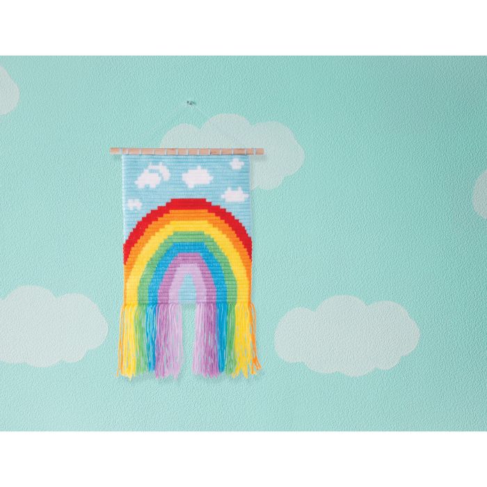 Discovery Zone Make Your Own Wall Hanging - Rainbow Multi-Coloured 28x35cm
