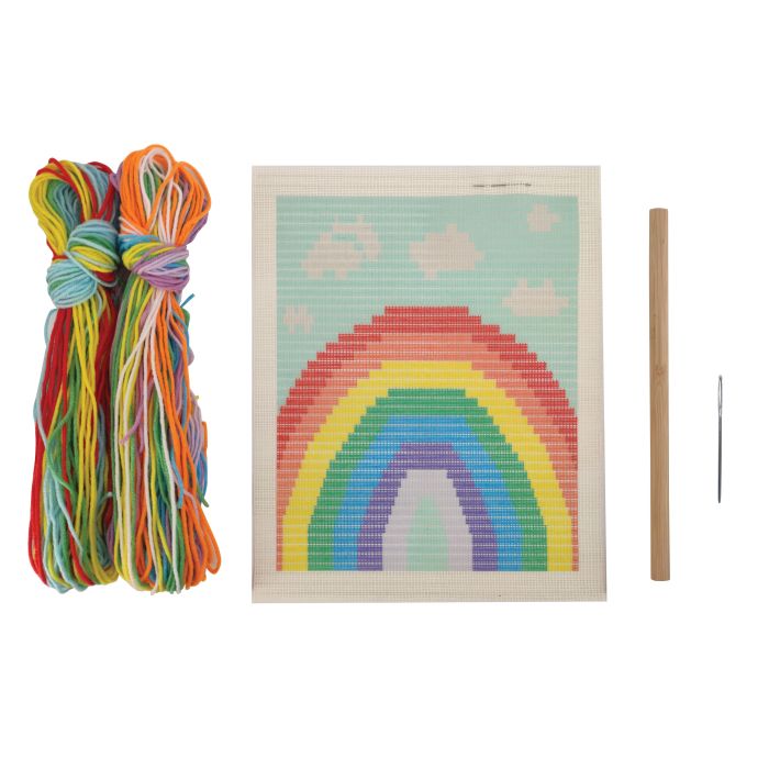 Discovery Zone Make Your Own Wall Hanging - Rainbow Multi-Coloured 28x35cm