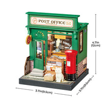 Load image into Gallery viewer, Robotime Rolife Century Post Office DIY Miniature House DS037
