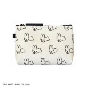 NUU-SMALL Dick Bruna White Zipper Pouch 13.5cm