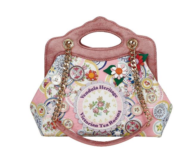 Vendula Heritage Victorian Tea Rooms Small Ornate Handle Bag