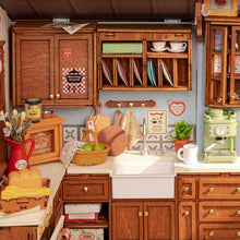 Load image into Gallery viewer, Robotime Rolife Baking Kitchen DIY Miniature House DG172
