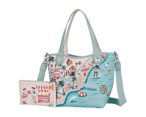 Vendula Sands Reversible Tote and Pouch