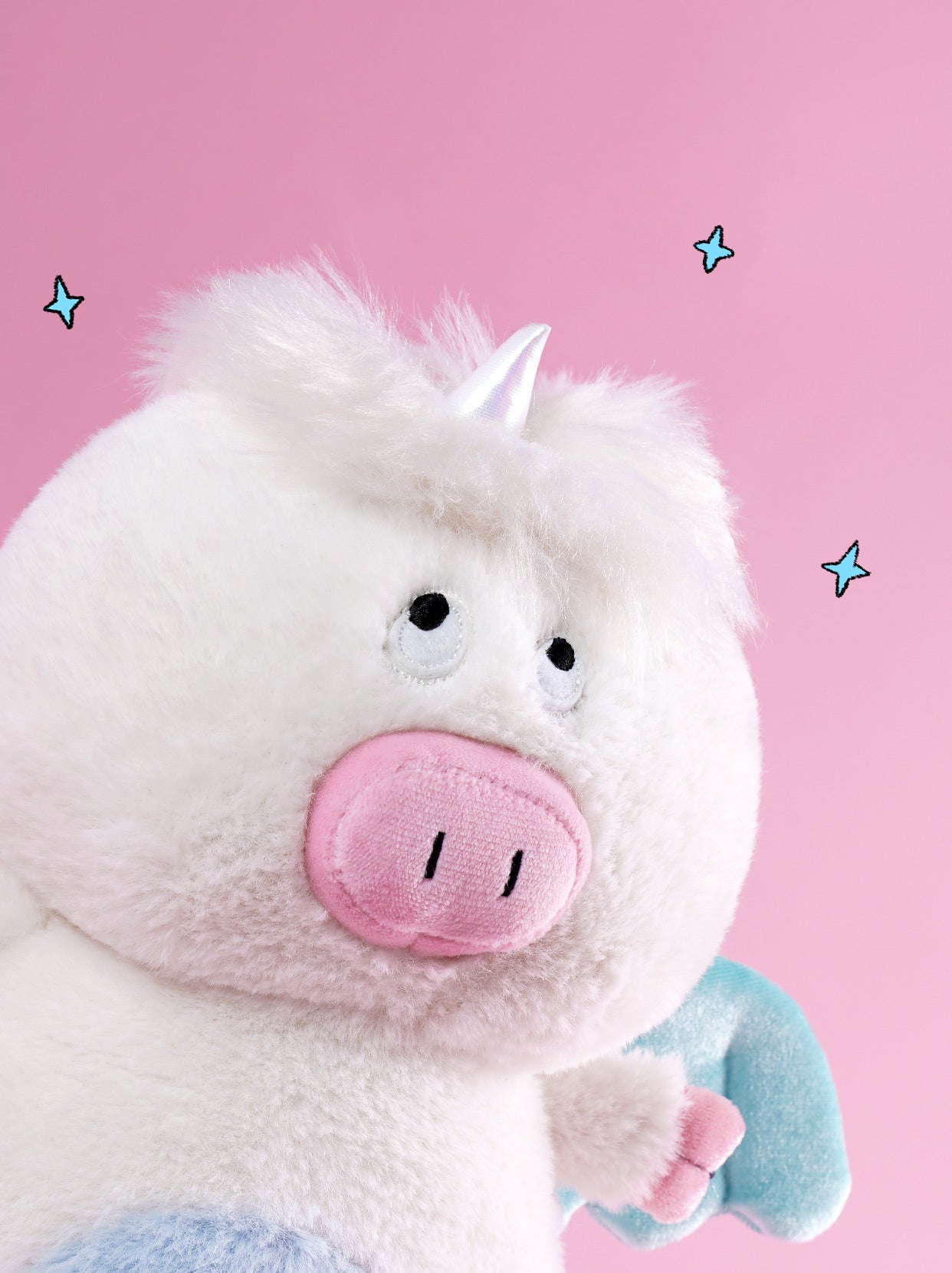 Glee Beanx  – Chubby Series Plush - Pipi the Unicorn Officer 22cm
