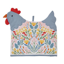 Load image into Gallery viewer, Ulster Weavers Folk Chicken Shaped Tea Cosy Multi-Coloured 29x33x3cm
