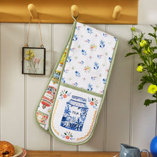 Load image into Gallery viewer, Ulster Weavers Tea Tins Double Oven Glove Multi-Coloured 88x18x2cm
