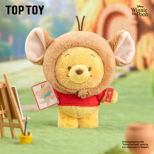 Toptoy Disney Winnie the Pooh and Roo Best Friends  Series Plush Pendant Blind Box
