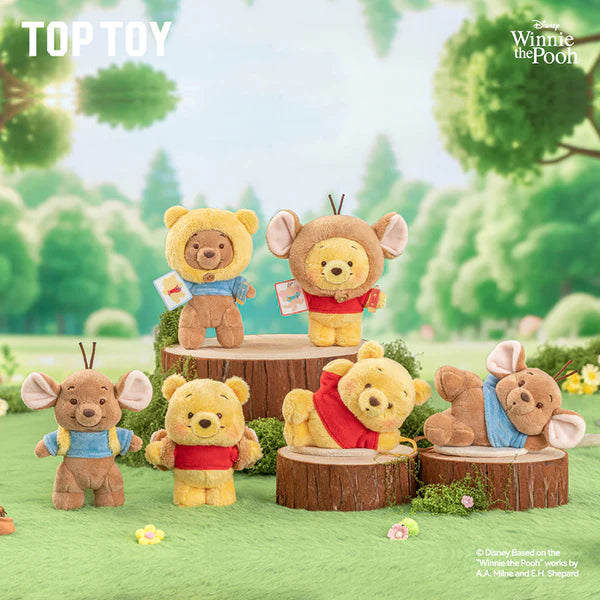 Toptoy Disney Winnie the Pooh and Roo Best Friends  Series Plush Pendant Blind Box