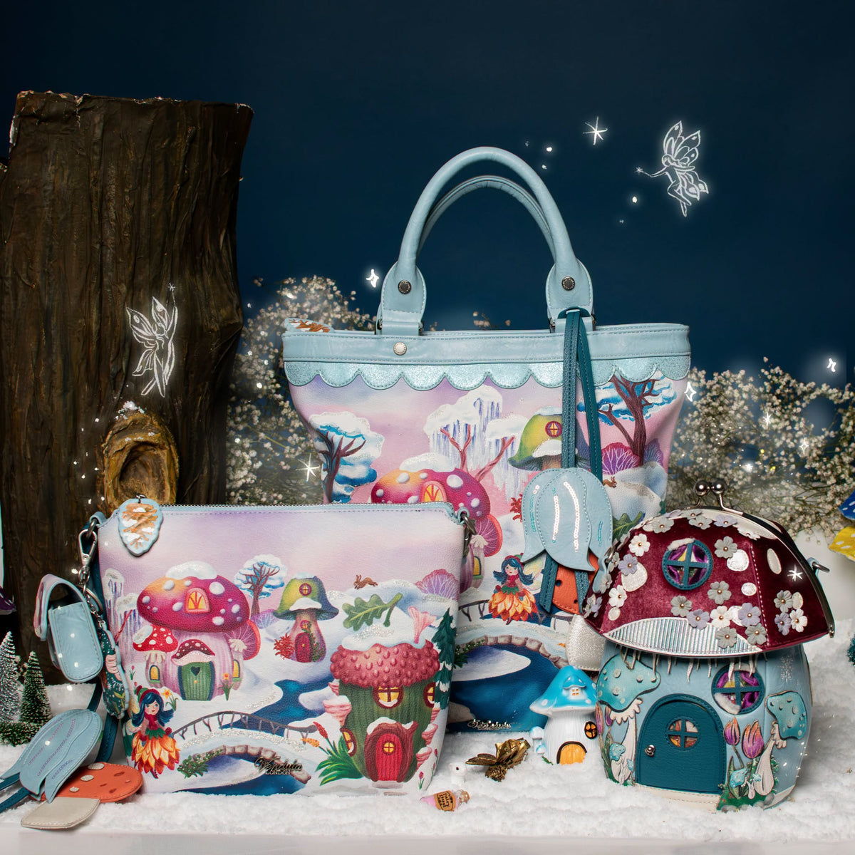 Vendula Fairy Village Snowflake Edition Pippa Bag