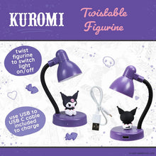 Load image into Gallery viewer, Hello Kitty and Friends Kuromi Mini Lamp - USB C
