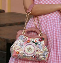 Load image into Gallery viewer, Vendula Heritage Victorian Tea Rooms Small Ornate Handle Bag
