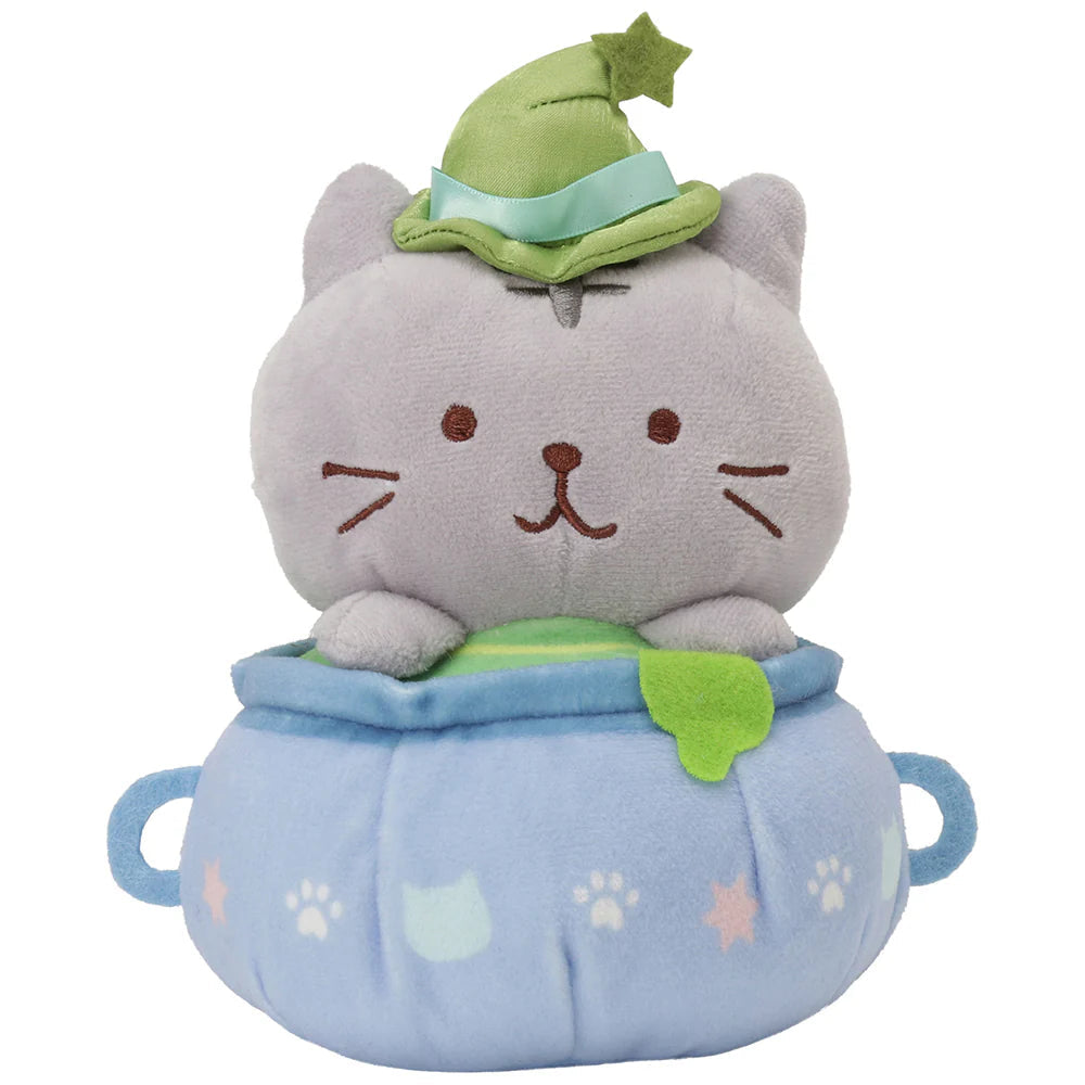Hapins Halloween Kitten Plush Chartreuse Cat