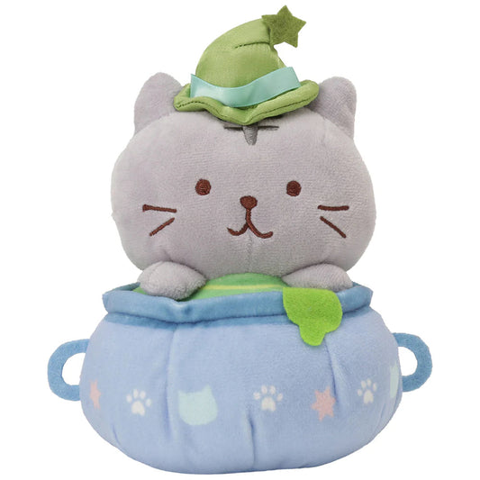 Hapins Halloween Kitten Plush Chartreuse Cat