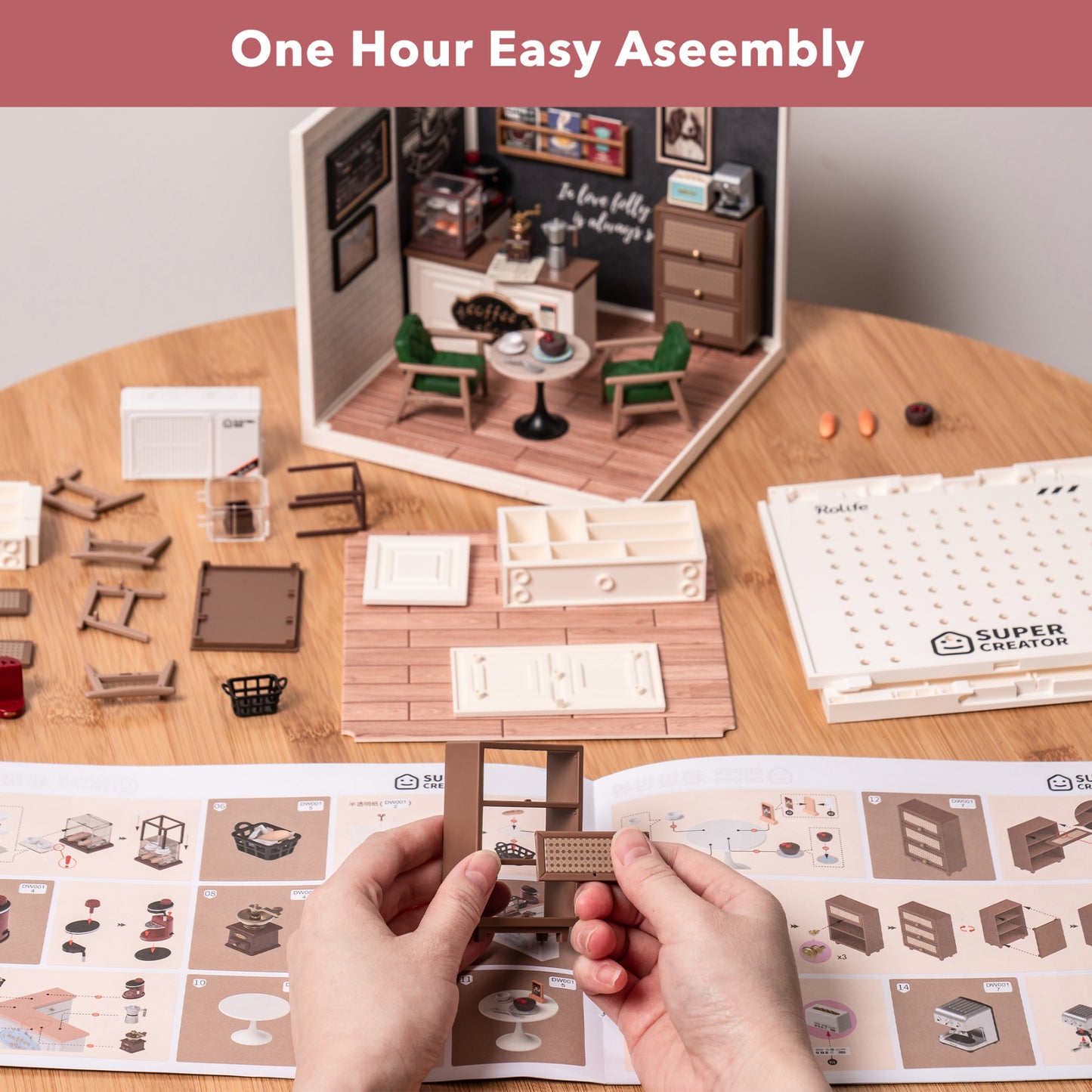 Robotime Rolife DIY Plastic Superstore Daily Inspiration/Breezy Time Cafe
