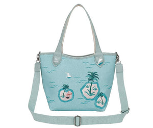 Vendula Sands Reversible Tote and Pouch