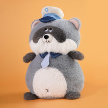 Load image into Gallery viewer, Glee Beanx  – Chubby Series Plush - Officer Nimo the Raccoon 22cm
