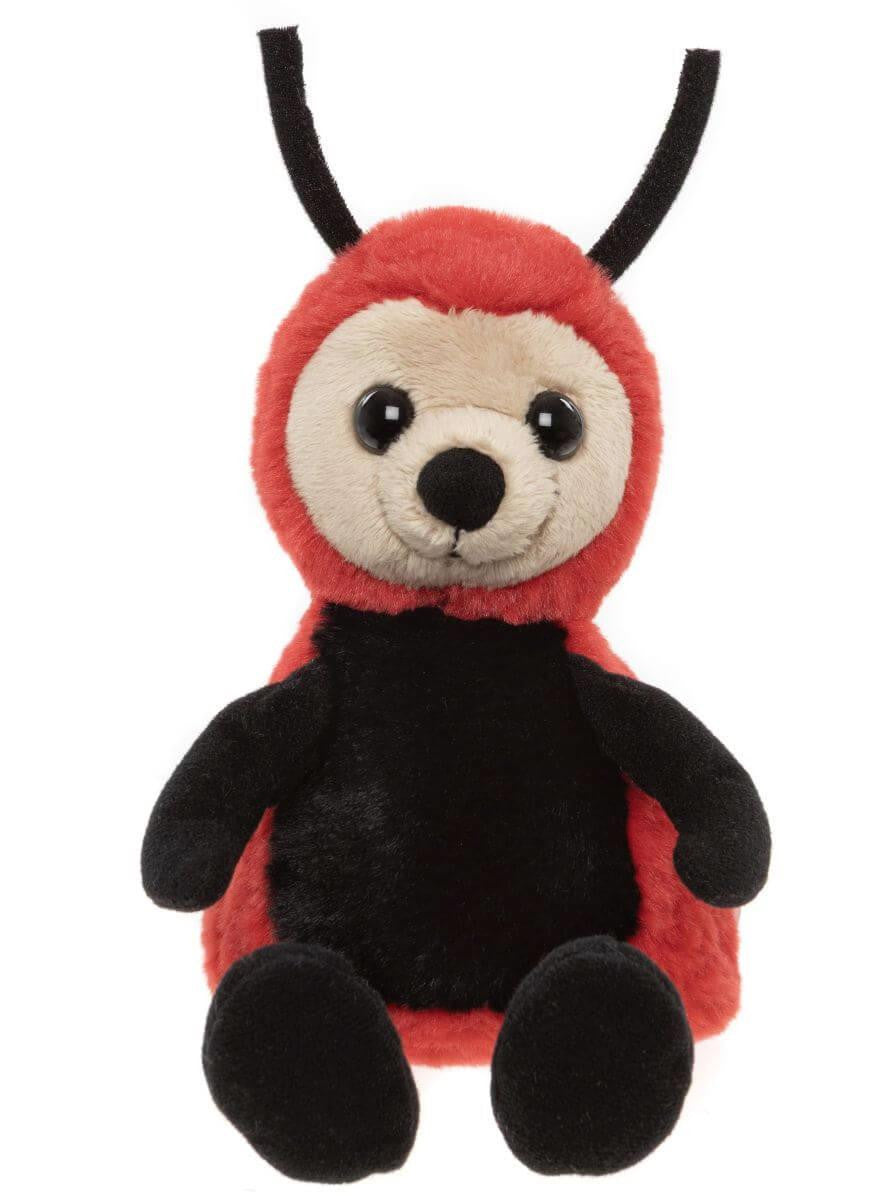 Bear & Me By Charlie Bears Leaf Ladybird Rose Red 25cm
