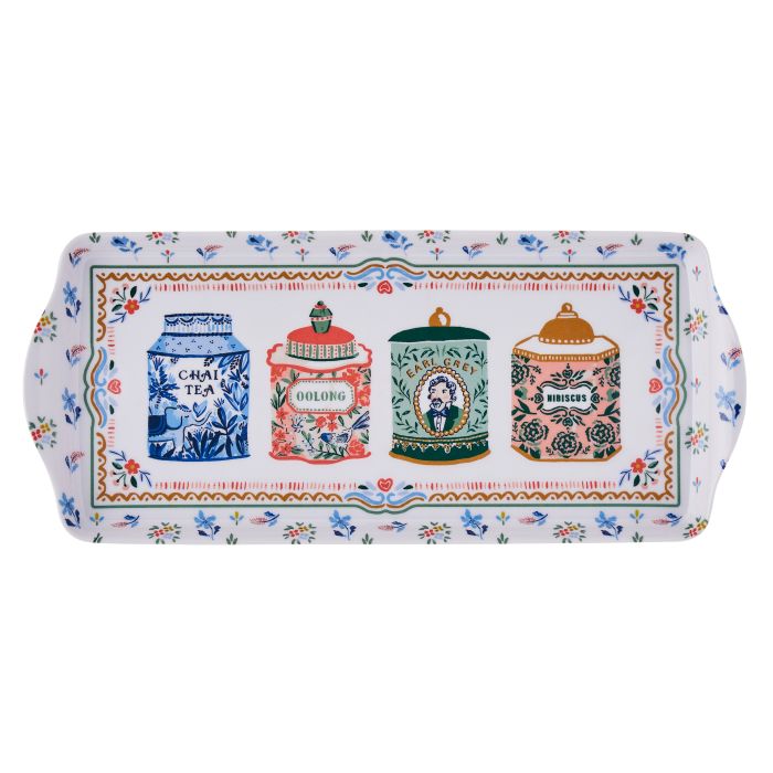 Ulster Weavers Tea Tins Small Tray 39x17x3cm