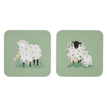 Load image into Gallery viewer, Ulster Weavers Woolly Sheep Coaster 4pcs Set 11x11x1cm
