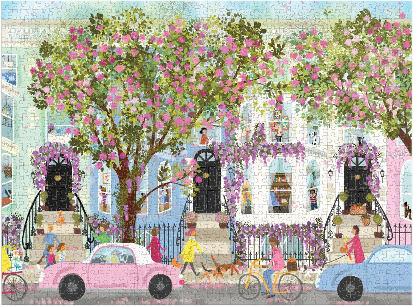 Galison Joy Laforme Spring Terrace 1000pc Puzzle Multi-Coloured 20.3x20.3x6.4cm