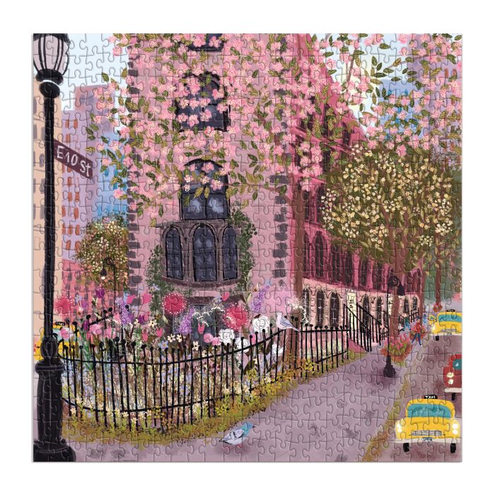 Galison Joy Laforme Blooming Streets Puzzle 500pcs Multi-Coloured 20x5x20cm