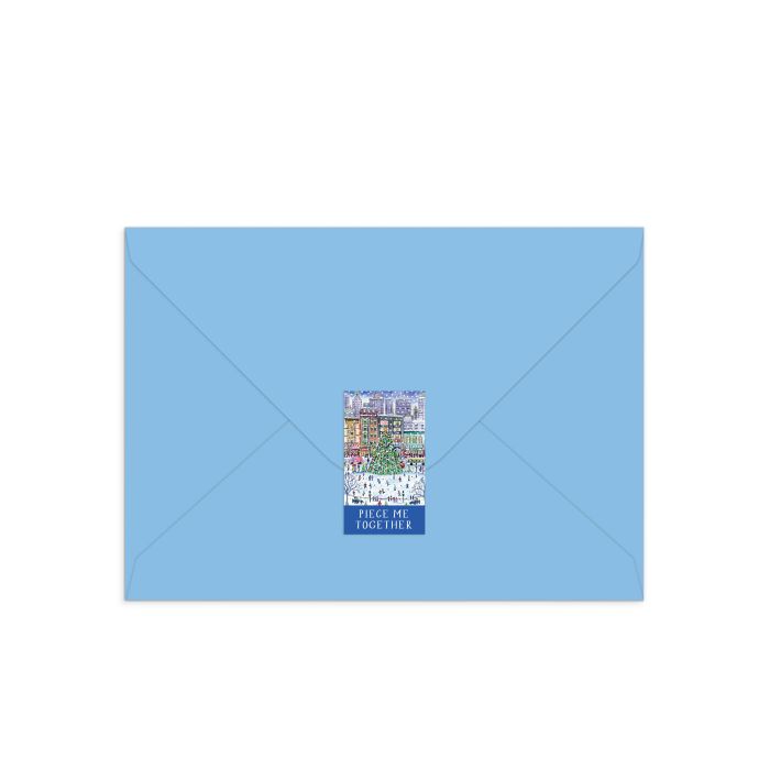 Galison Christmas in the City Greeting Card Puzzle Multi-Coloured 18.7x13.5x0.5cm
