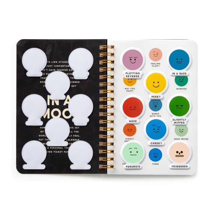 Brass Monkey In A Mood Sticker Book Multi-Coloured 11x0.05x15cm