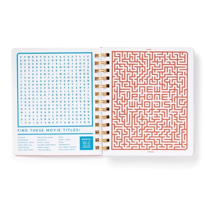 Brass Monkey Beyond Bored Activity Book Multi-Coloured