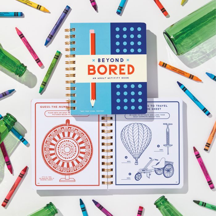 Brass Monkey Beyond Bored Activity Book Multi-Coloured