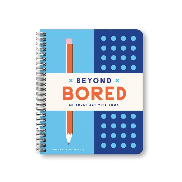 Brass Monkey Beyond Bored Activity Book Multi-Coloured